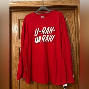 Box Seat long sleeved UW Madison men’s tshirt, size XL, NWT